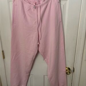 SKIMS Pink Track Pants